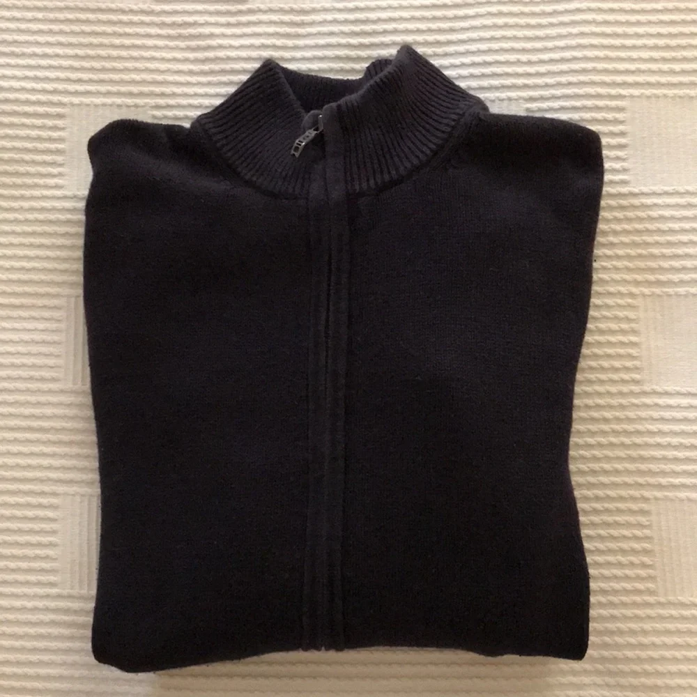 Mens Victorinox zip front sweater size Large - Picture 7 of 8